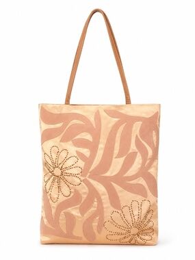 Vintage Y2K Satin Appliqué Tote Bag Beaded Floral Evening Purse Romantic Handbag
